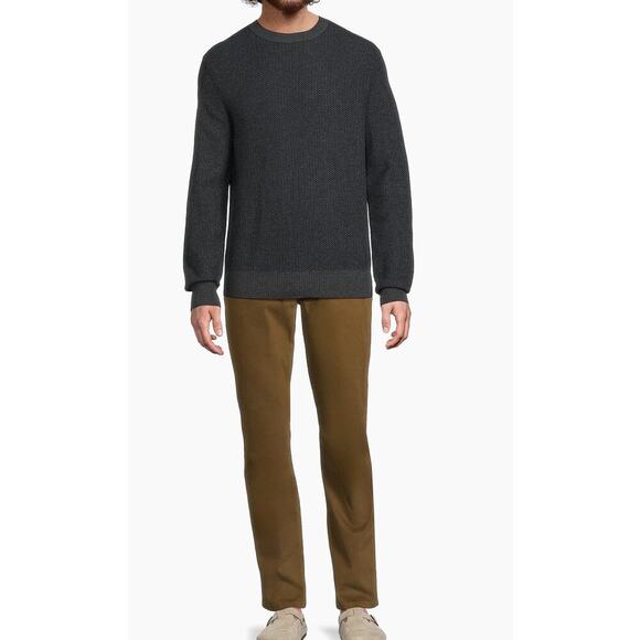 Vince Geo Jacquard Long-Sleeve Crewneck Sweater Size Small - Picture 2 of 6